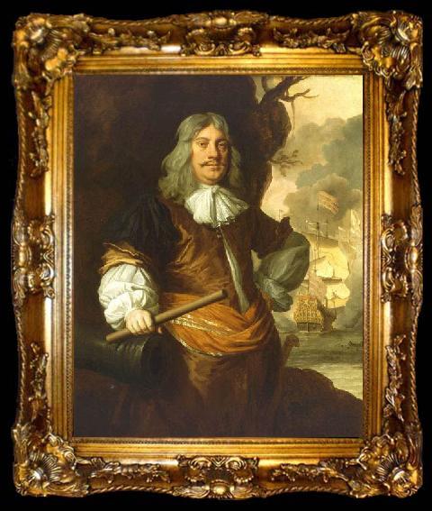 framed  Sir Peter Lely Cornelis Tromp,, ta009-2
